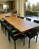 MESA BORDA ORGÂNICA 3,00 X 0,90 A 0,99 METROS