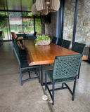 MESA BORDA ORGÂNICA 3,00 X 0,90 A 0,99 METROS