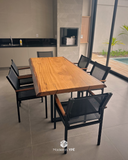 MESA BORDA ORGÂNICA 1,80 X 0,80 A 0,89 METROS