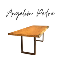 MESA BORDA ORGÂNICA 2,50 X 0,90 A 0,99 METROS